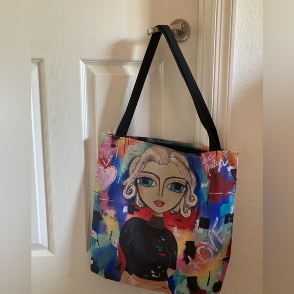 Marilyn Monroe Canvas Tote Bag - Picture 5 of 10